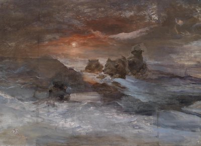 Hunting Bear on Franz Josef Land by Julius Payer